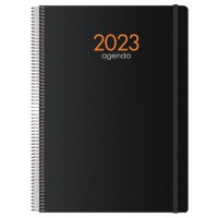 AGENDA 2025 SYNCRO DÍA PÁGINA 21 X 29 CM NEGRO DOHE 11617 - 25·